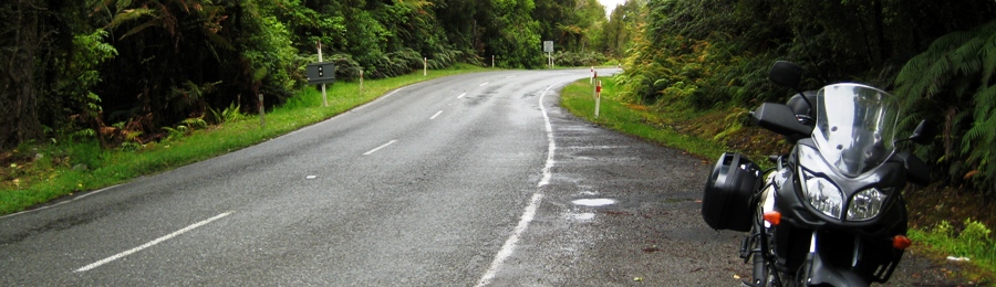 VStrom to Franz Josef, NZ