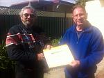 Life Membership Cert for Ron Coleman